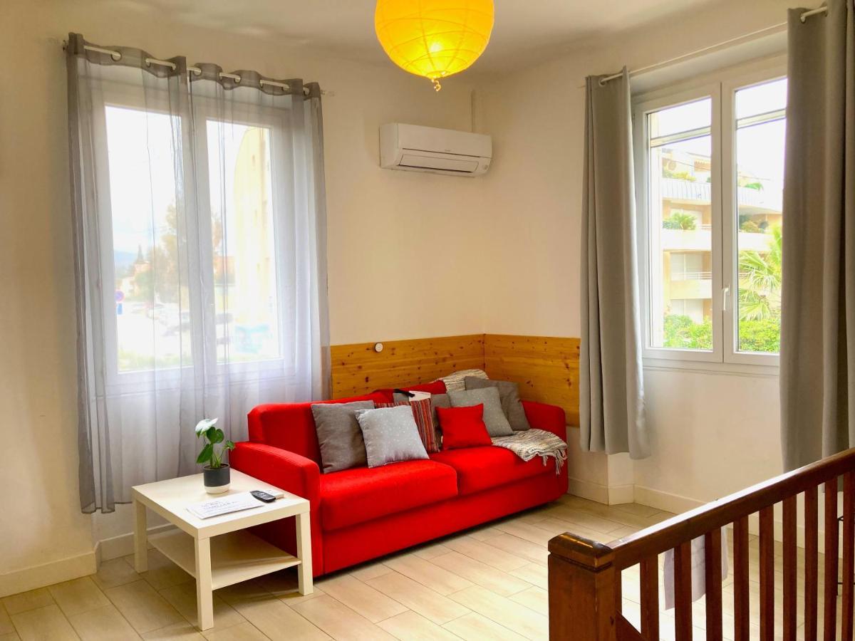 Blue Summer Vibes Duplex Studio For 4P, Ac, Sea View, Parking, Beach At 50M, Spa Access -3 La Ciotat Eksteriør bilde